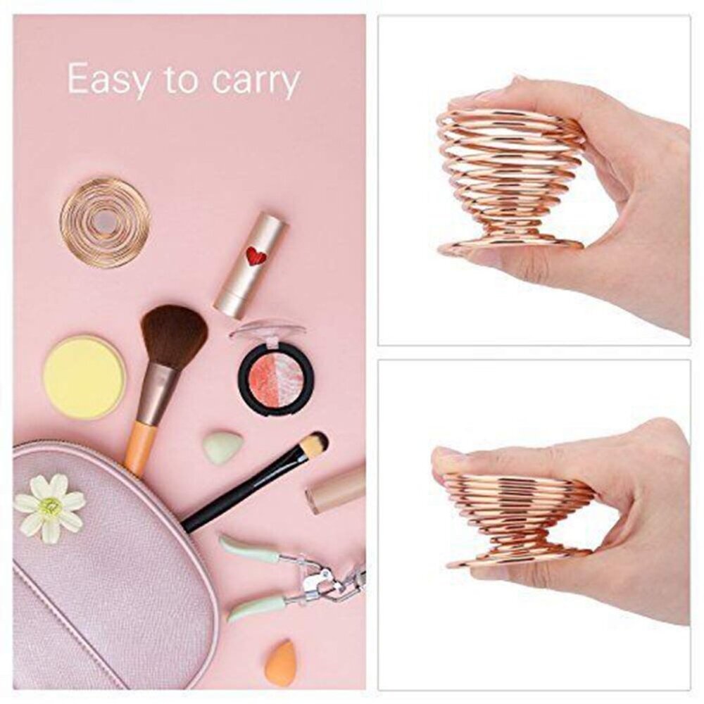Beauty Makeup Sponge Blender Holder Silver Makeup Sponge Holder Drying Stand Egg - Picture 9 of 9